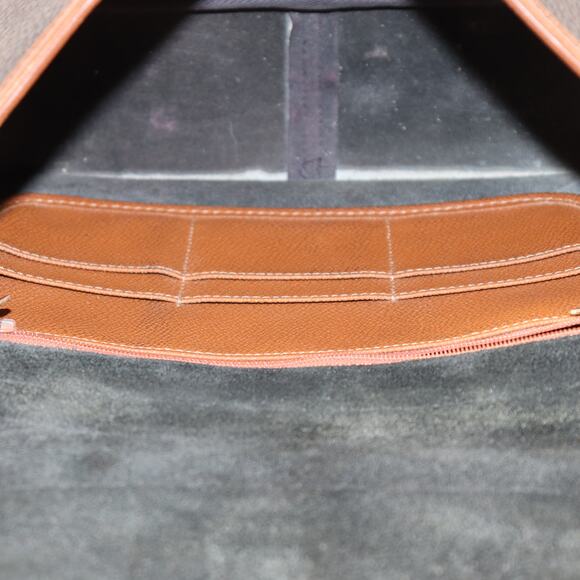 Vintage Dooney & Bourke Black and Tan Pebbled Leather Satchel - Picture 5 of 8